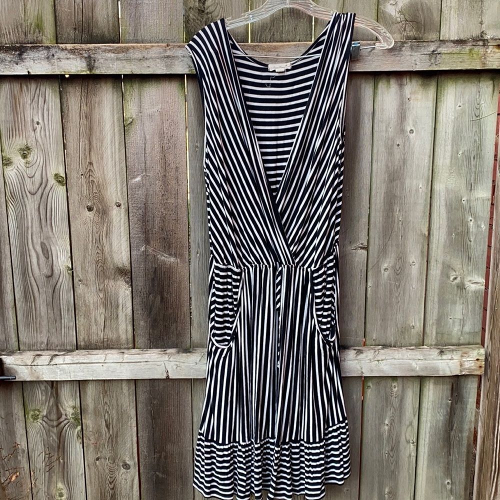 Paper Plane Stripped Dress sz. 2X